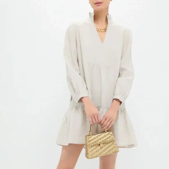 Tuckernuck Dresses & Skirts - Tuckernuck Stone White Linen Palmerston Dress  Sz: Small